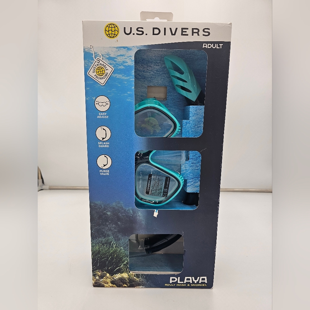 U.S. Divers Adult Snorkel Set NIB